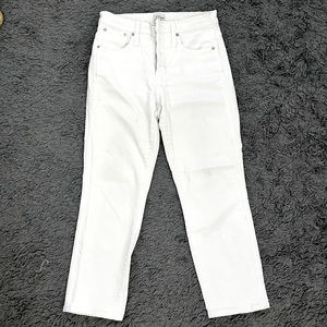 J. Crew Slim White Jeans